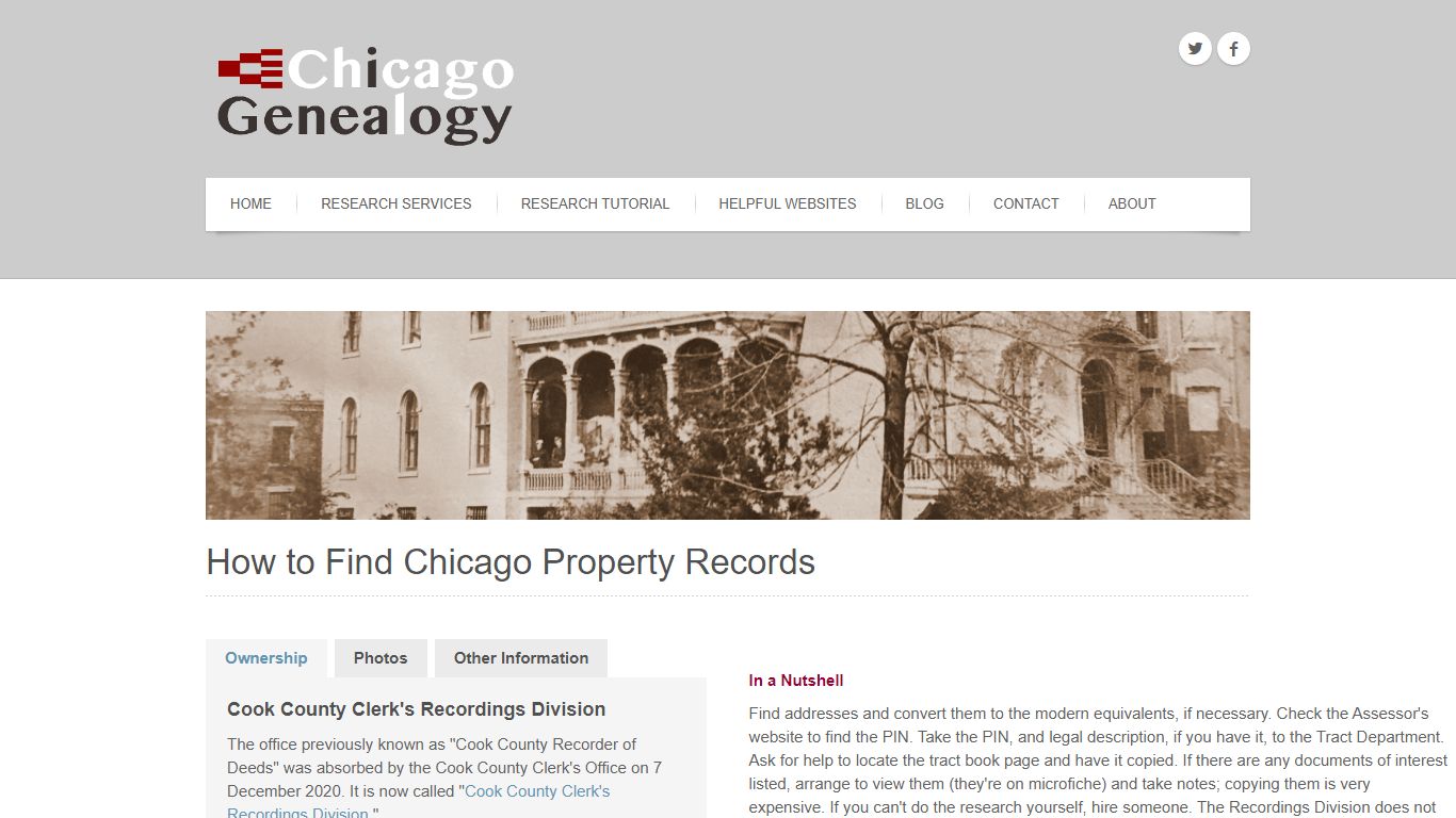 ChicagoGenealogy | How to Find Chicago Property Records
